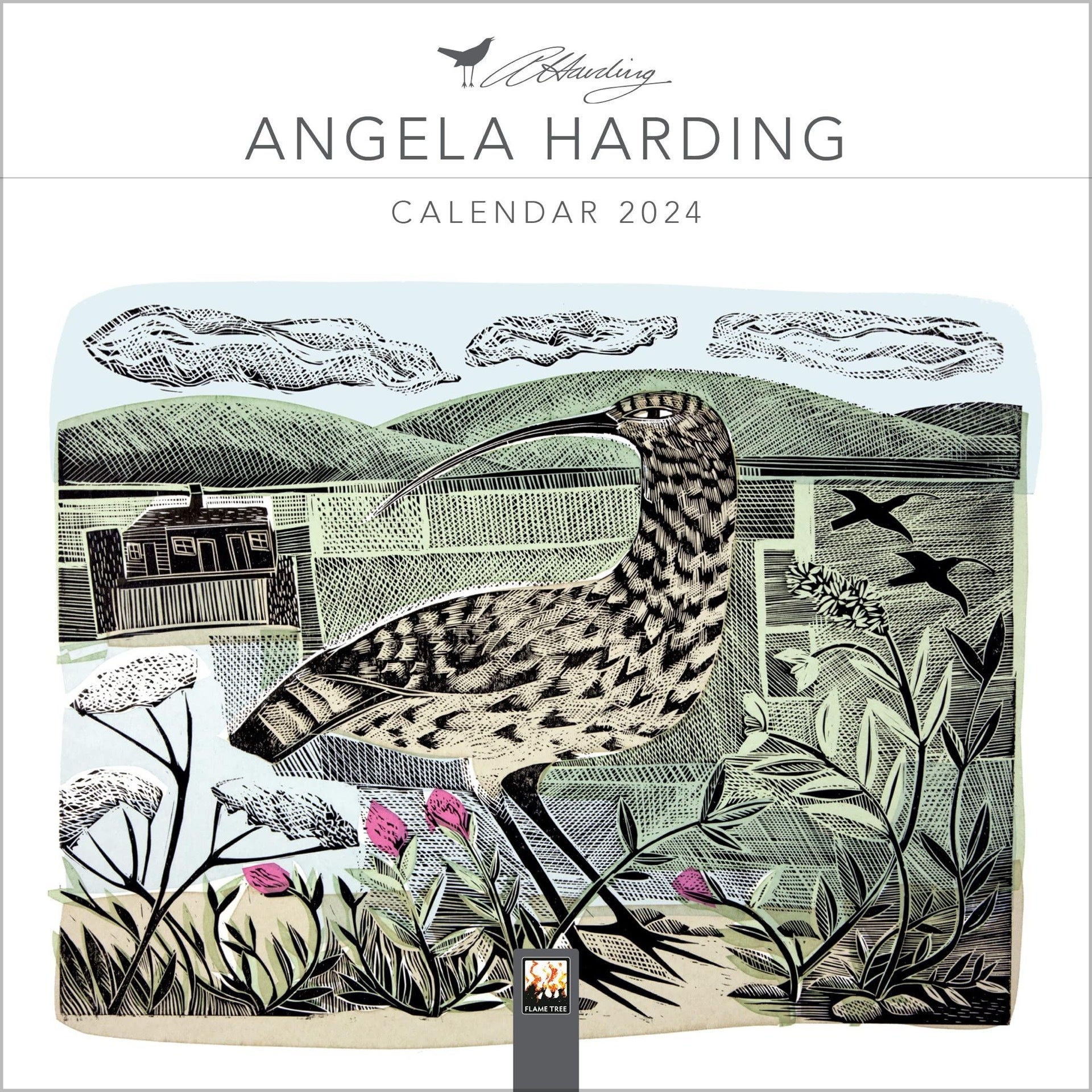 Angela Harding Mini Wall Calendar 2024 (Art Calendar) Logan Malloch